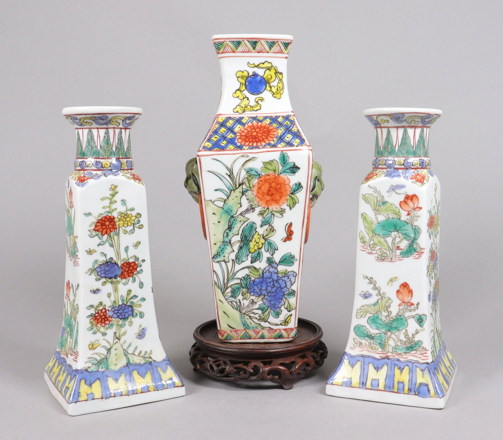 Lots Chinese Asian vase (1 of 9)