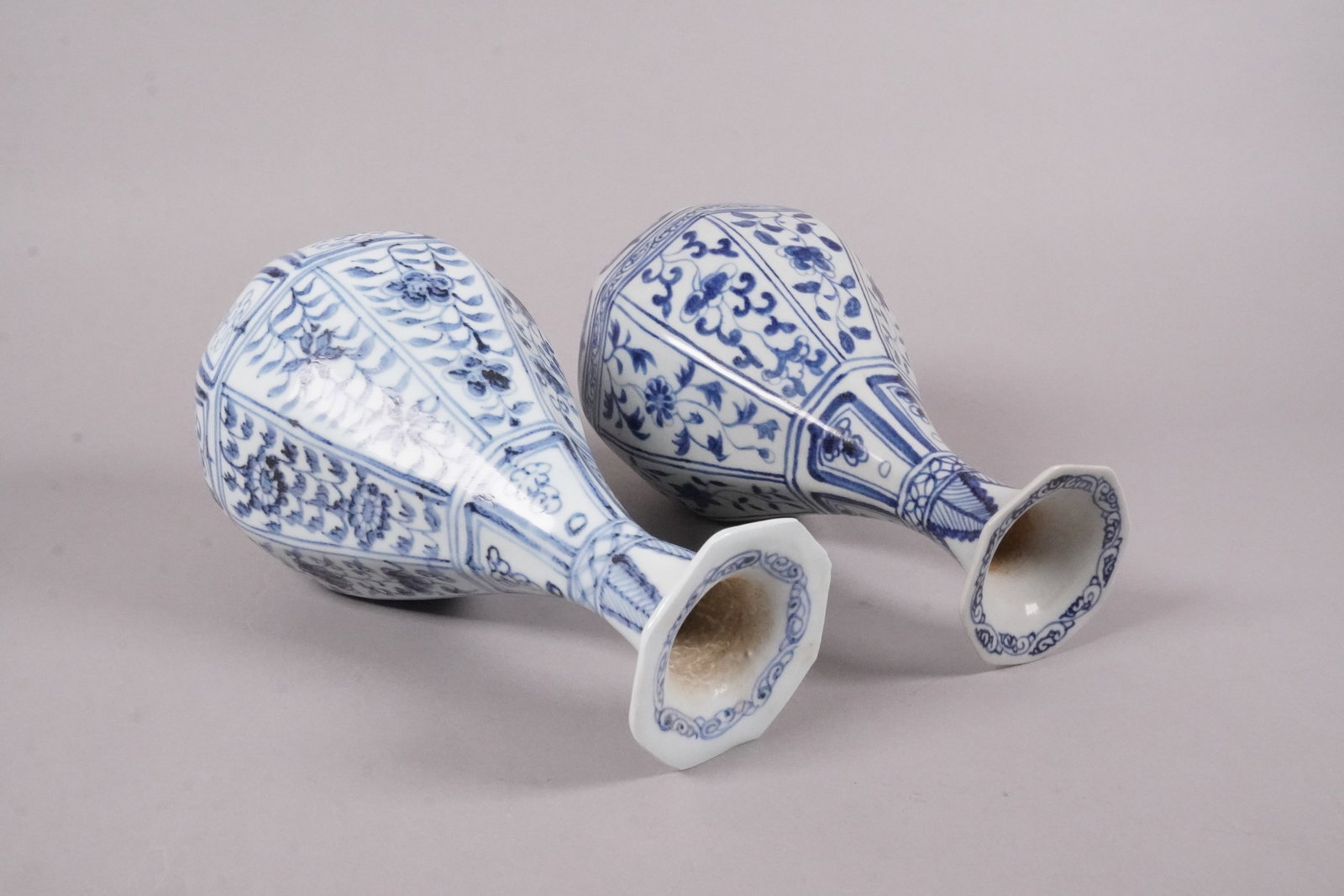 3 Chinese fine b/w vase - 3