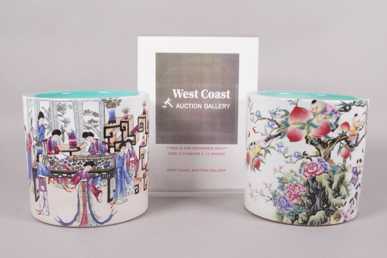 2 Chinese fine brush pot - 2