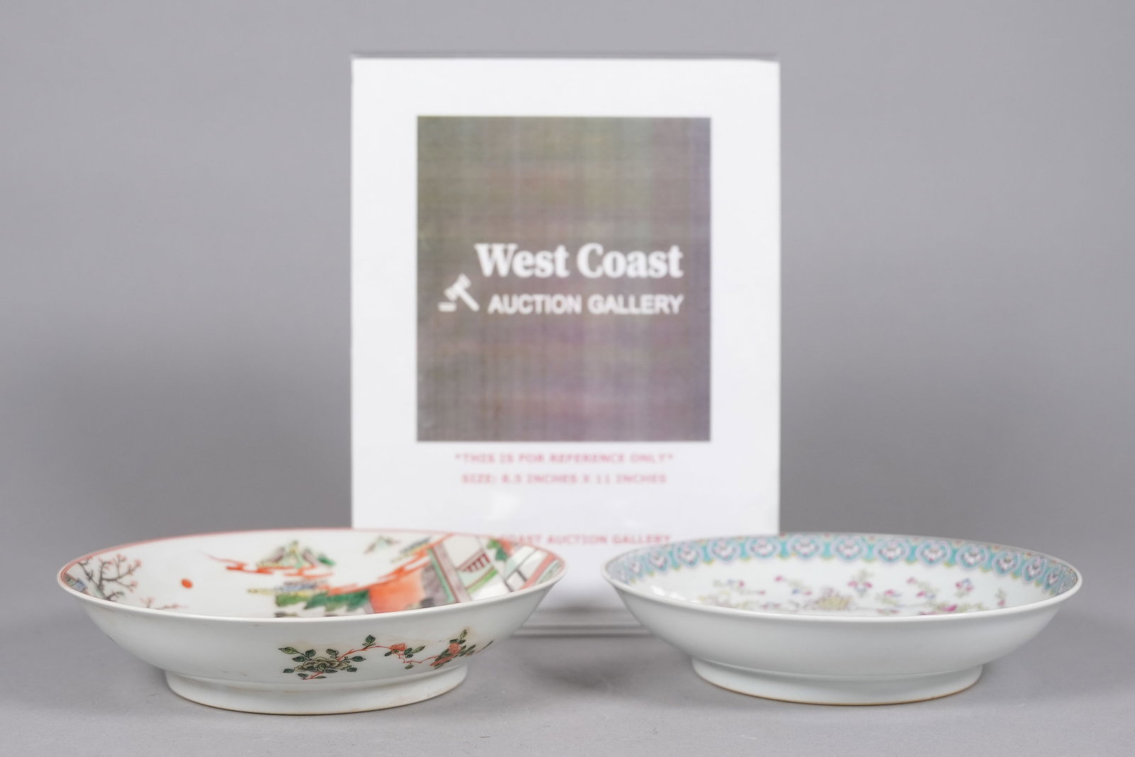 2 Chinese fine plates - 2