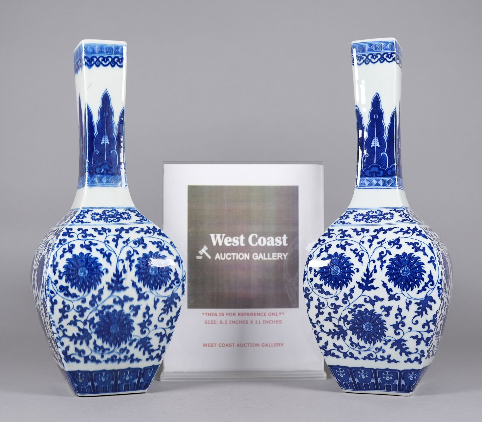 2 Chinese fine b/w vase - 2