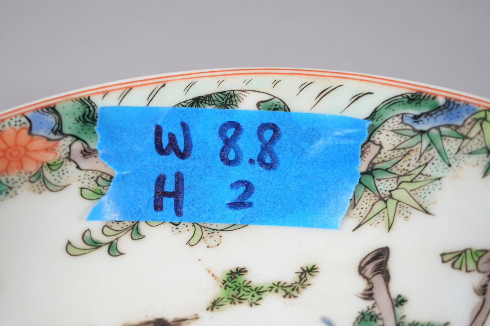 2 Chinese fine plates - 7