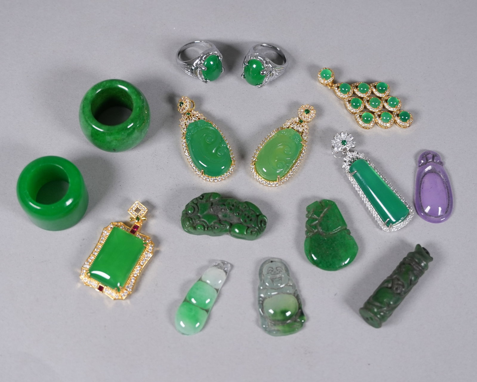 Lots Chinese fine pendants - 3