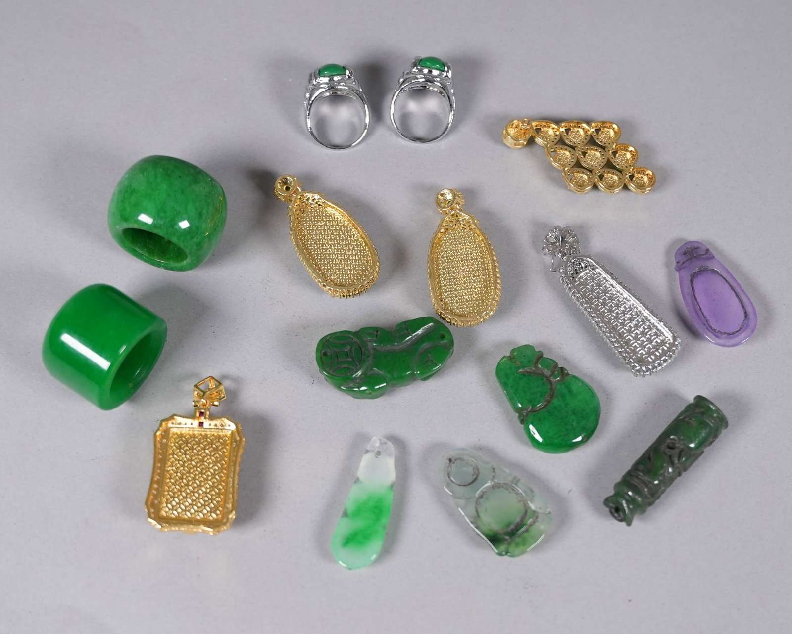 Lots Chinese fine pendants - 4