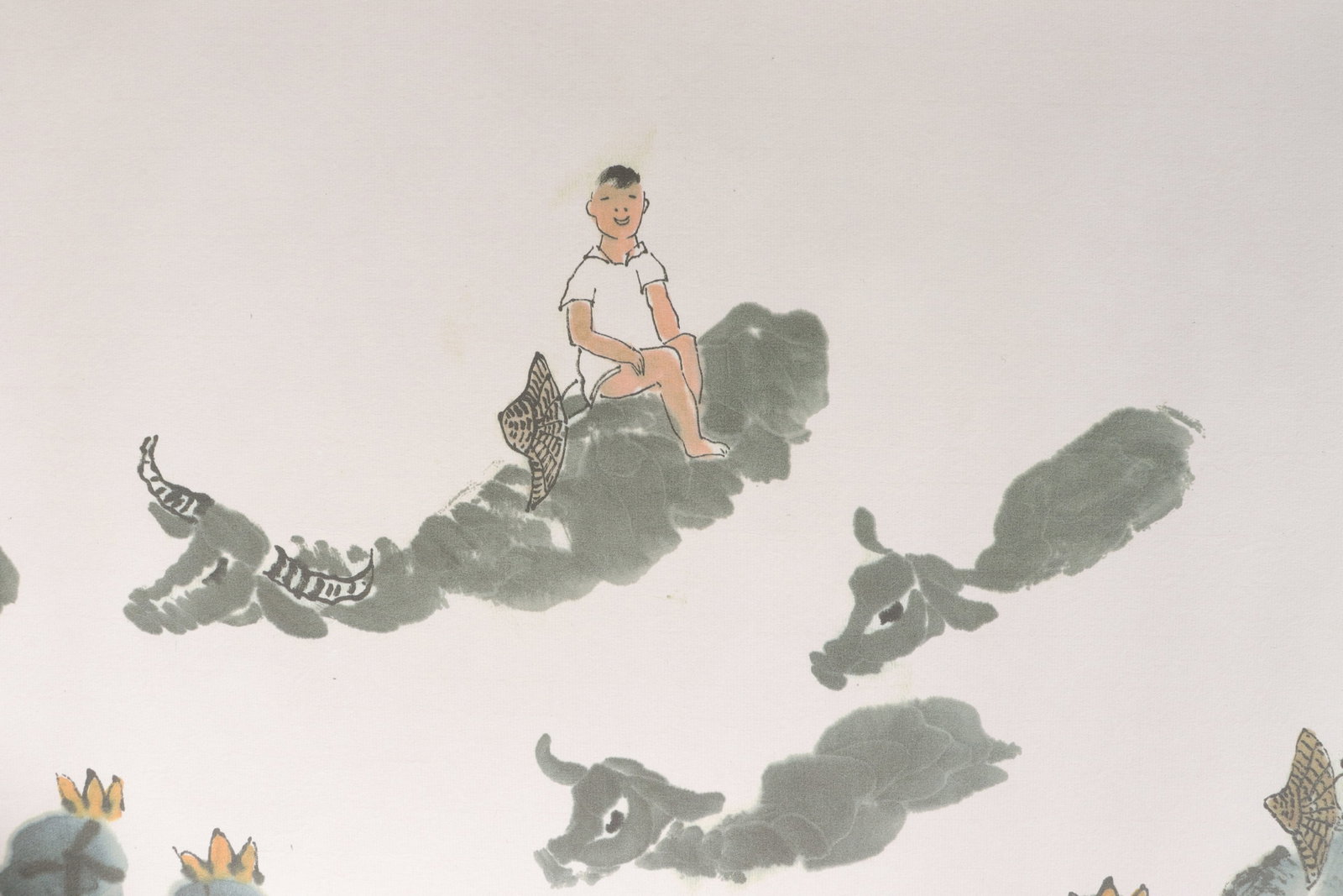Lots Chinese art scrolls - 6