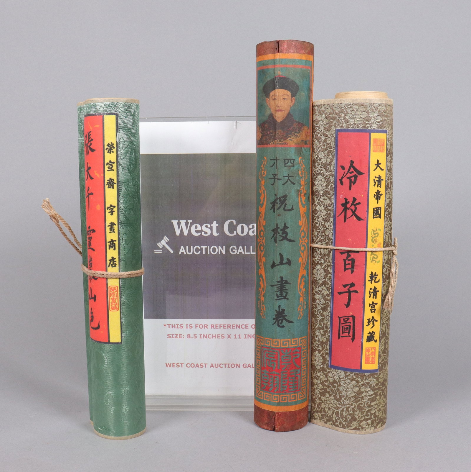 Lots Chinese art scrolls - 2
