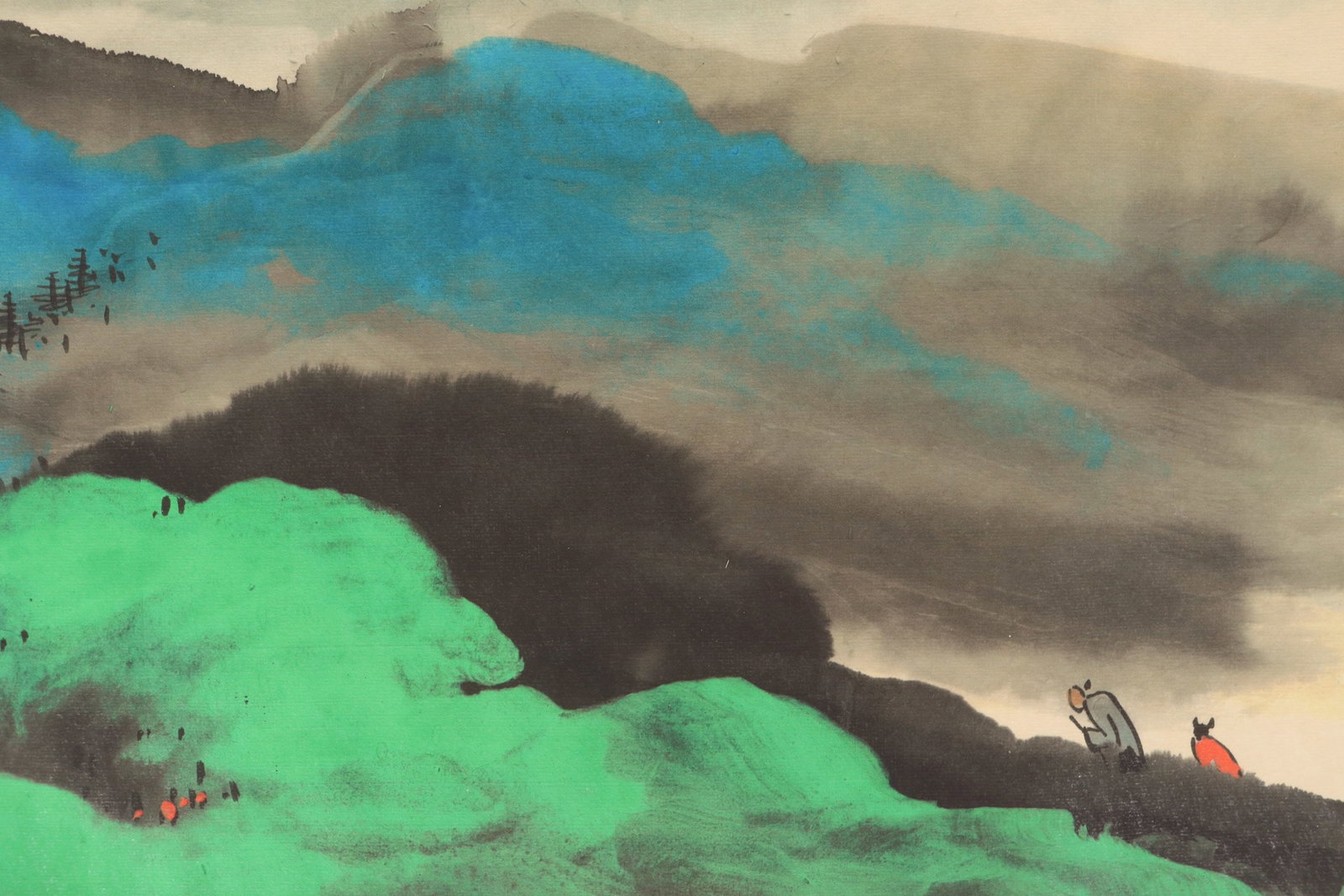 Lots Chinese art scrolls - 3