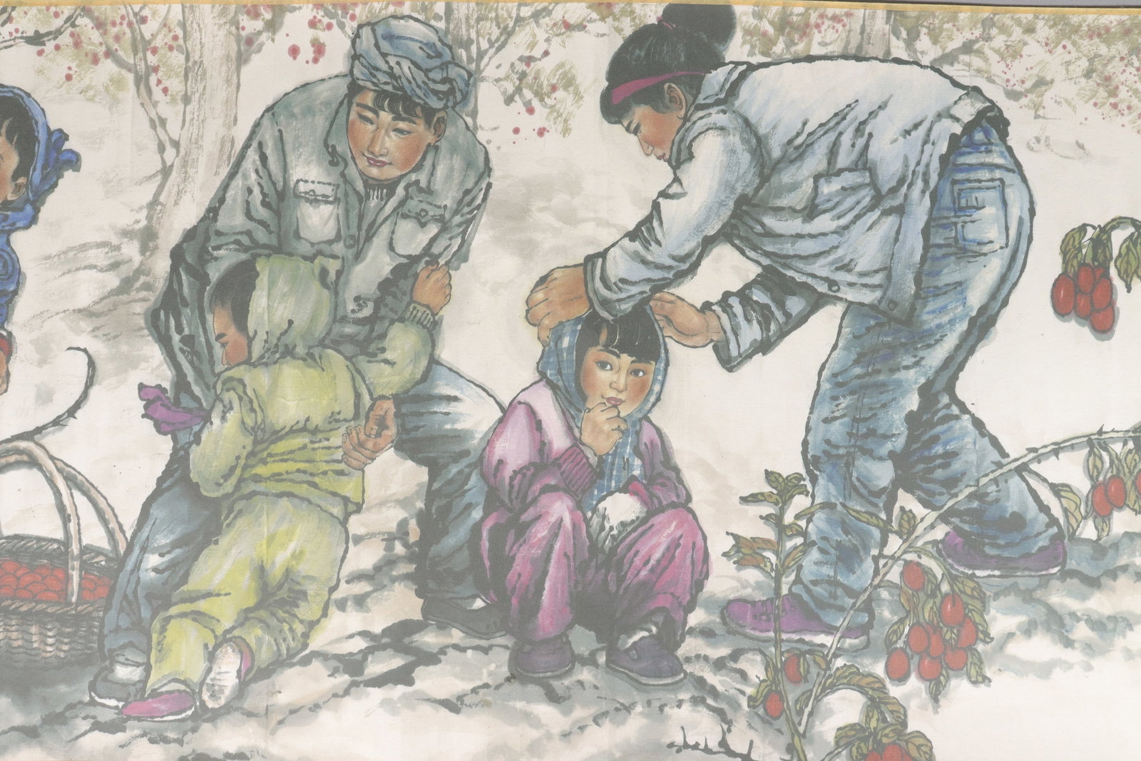 Lots Chinese art scrolls - 3
