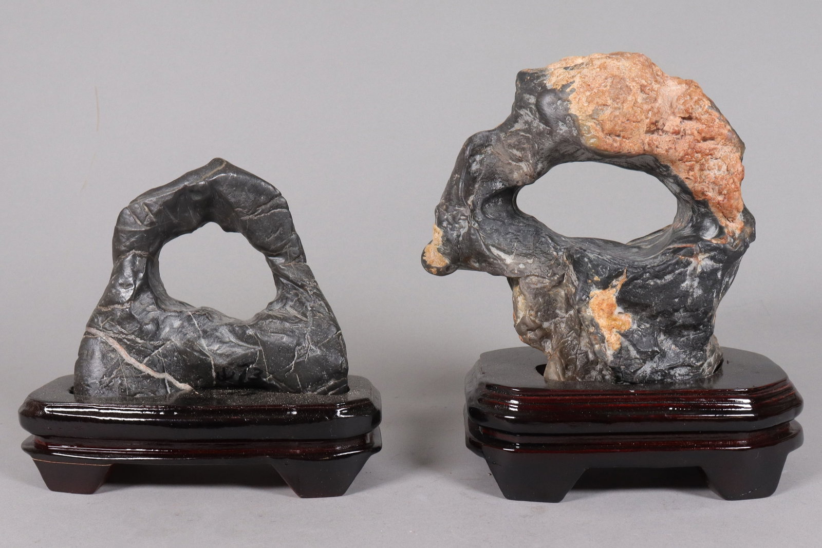 2 Chinese fine scholar rocks with stand (1 of 7)