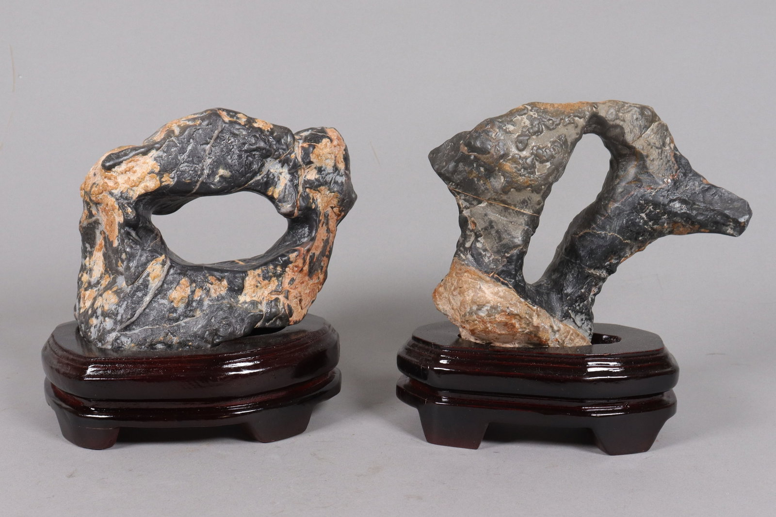 2 Chinese fine scholar rocks with stand (1 of 7)
