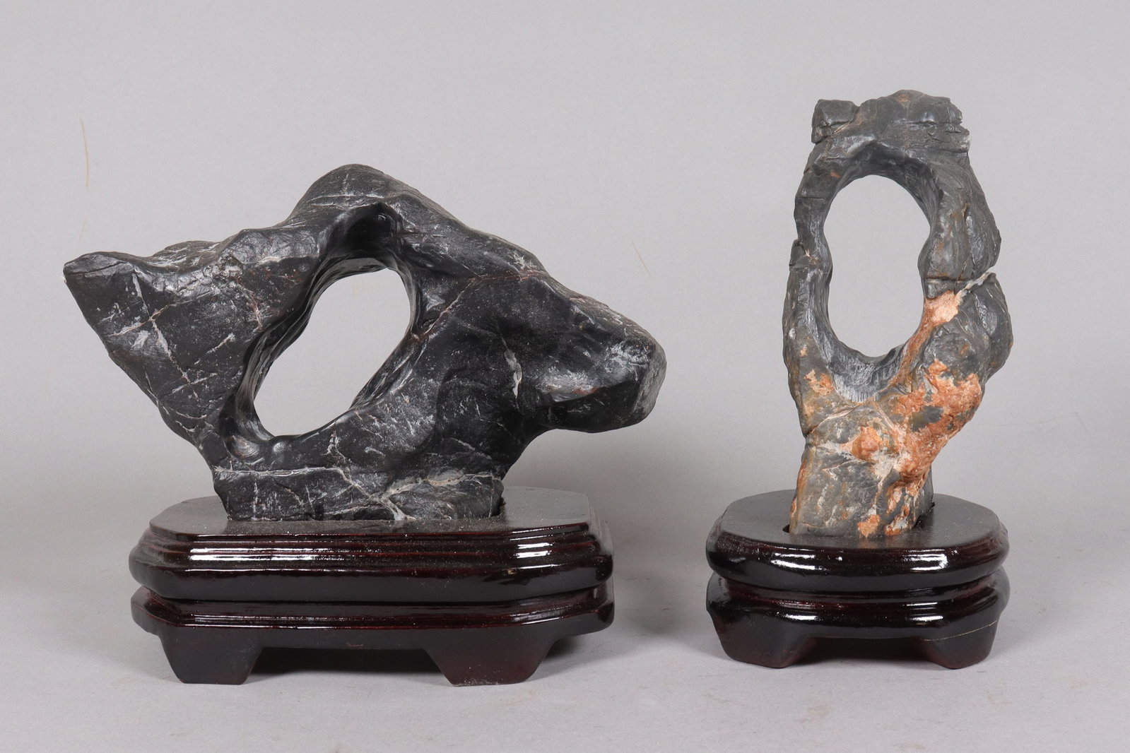 2 Chinese fine scholar rocks with stand (1 of 7)