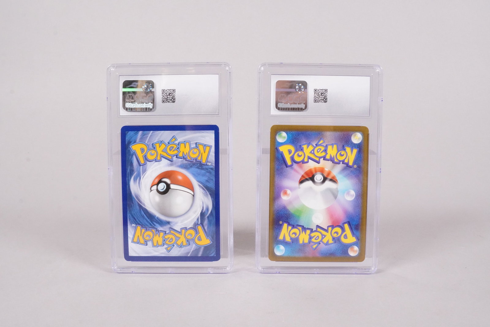 2 graded Pokemon cards CGC - 4