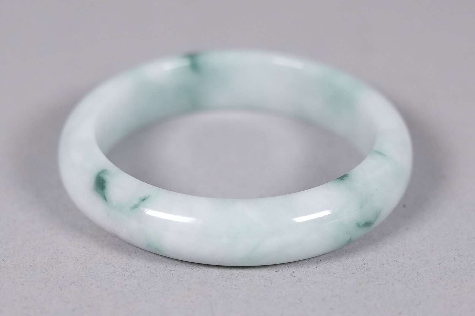 Chinese fine jadeite bangle - 5