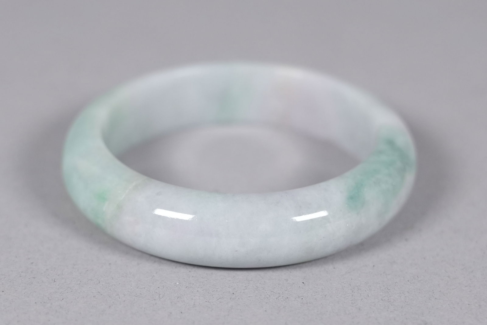 Chinese fine jadeite bangle - 7