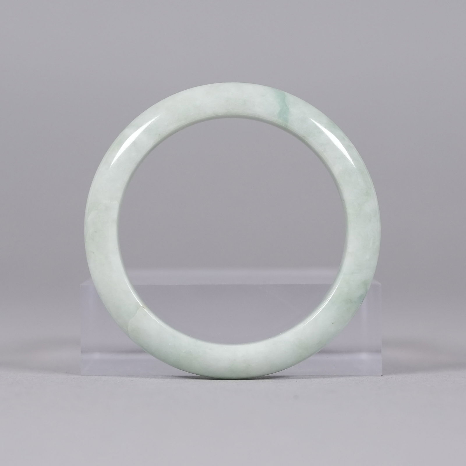 Chinese fine jadeite bangle - 4
