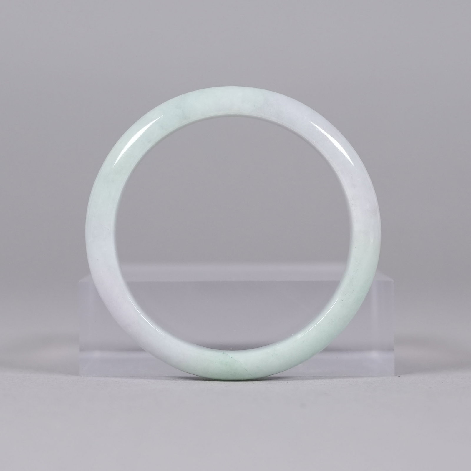 Chinese fine jadeite bangle - 5