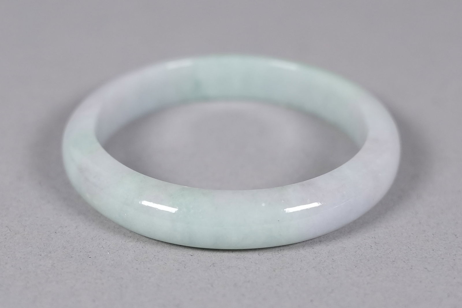 Chinese fine jadeite bangle - 7