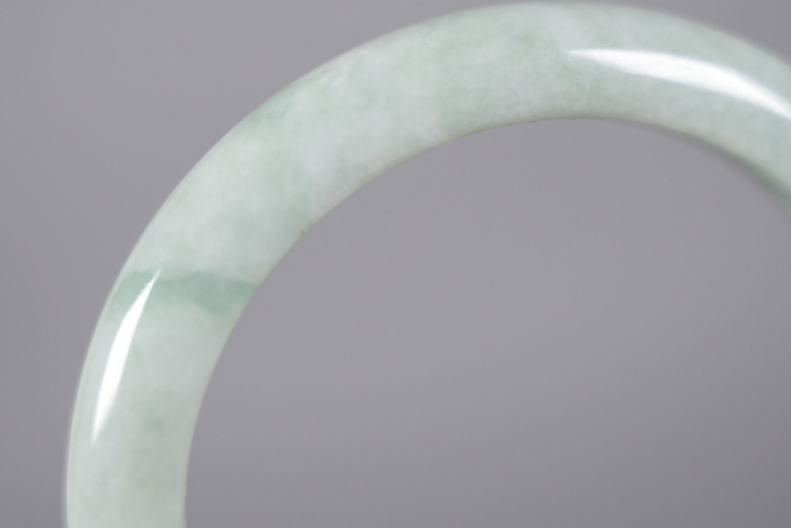Chinese fine jadeite bangle - 8