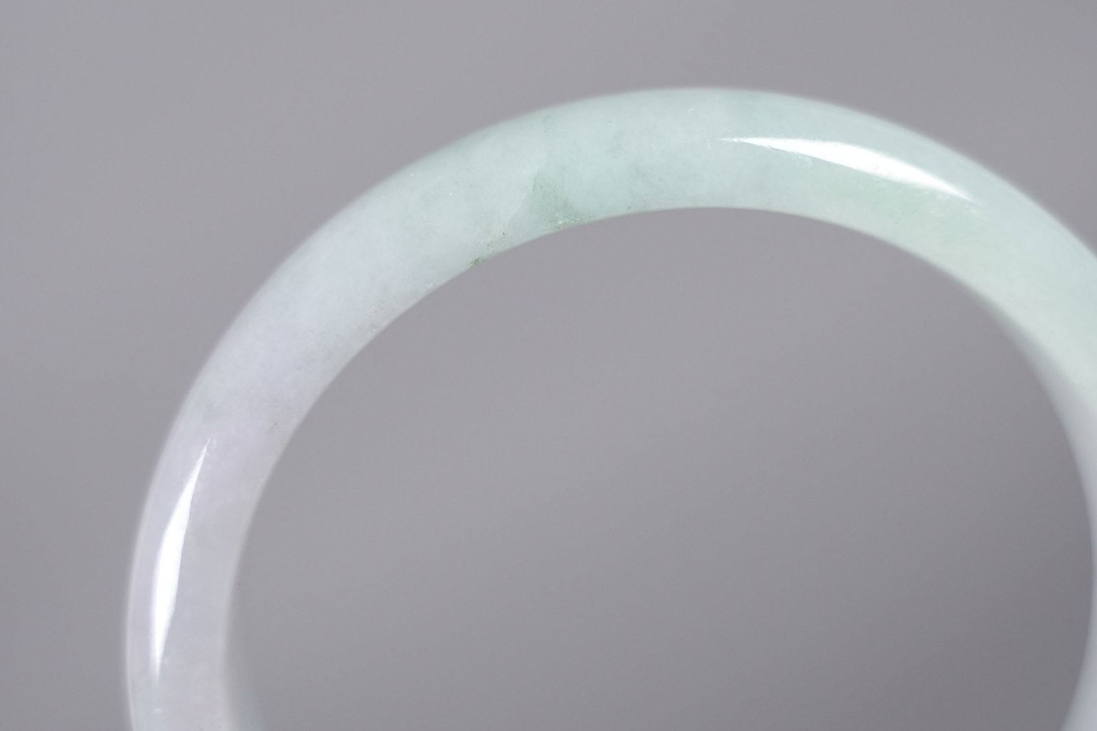 Chinese fine jadeite bangle - 9