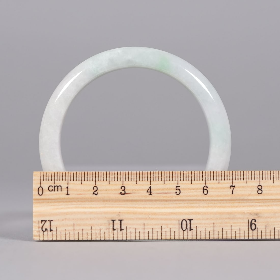 Chinese fine jadeite bangle - 3