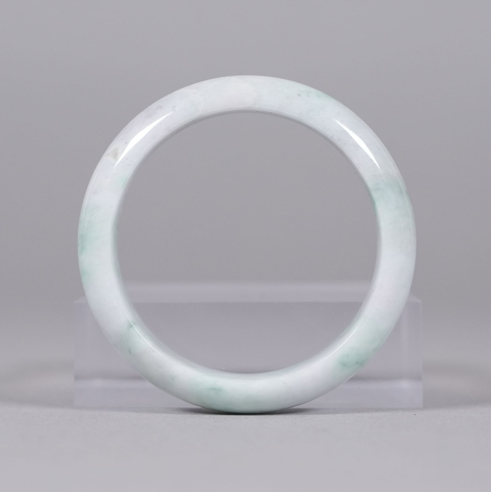 Chinese fine jadeite bangle - 4