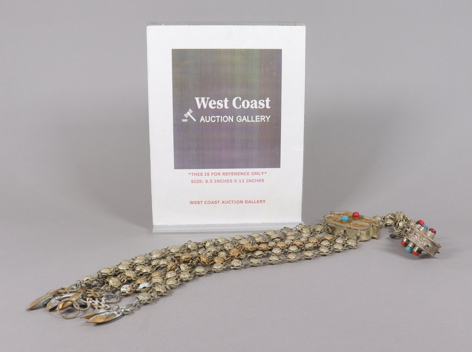 A Tibetan brass praying tool - 2