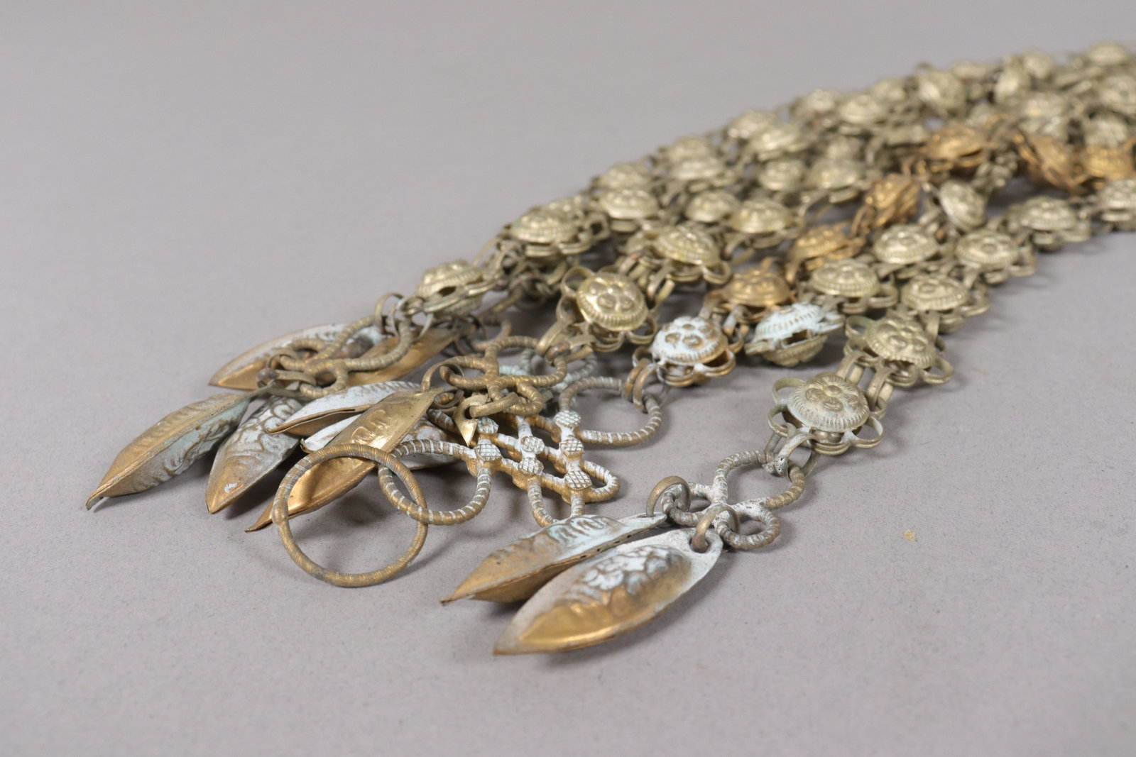 A Tibetan brass praying tool - 3