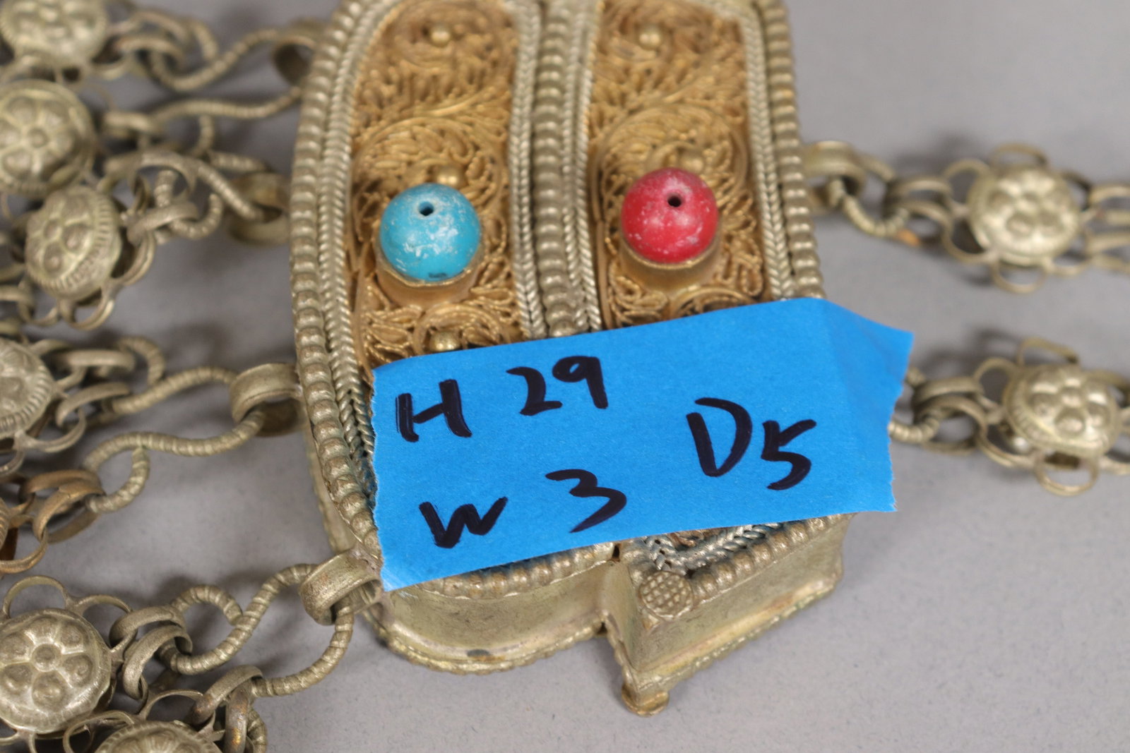 A Tibetan brass praying tool - 6