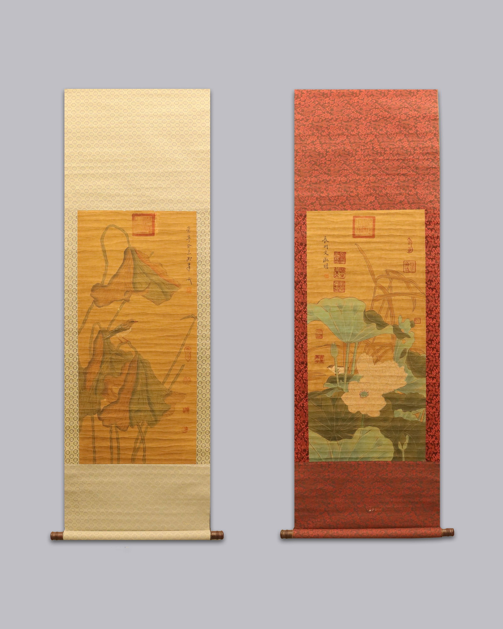 Lots Chinese fine scrolls (1 of 6)