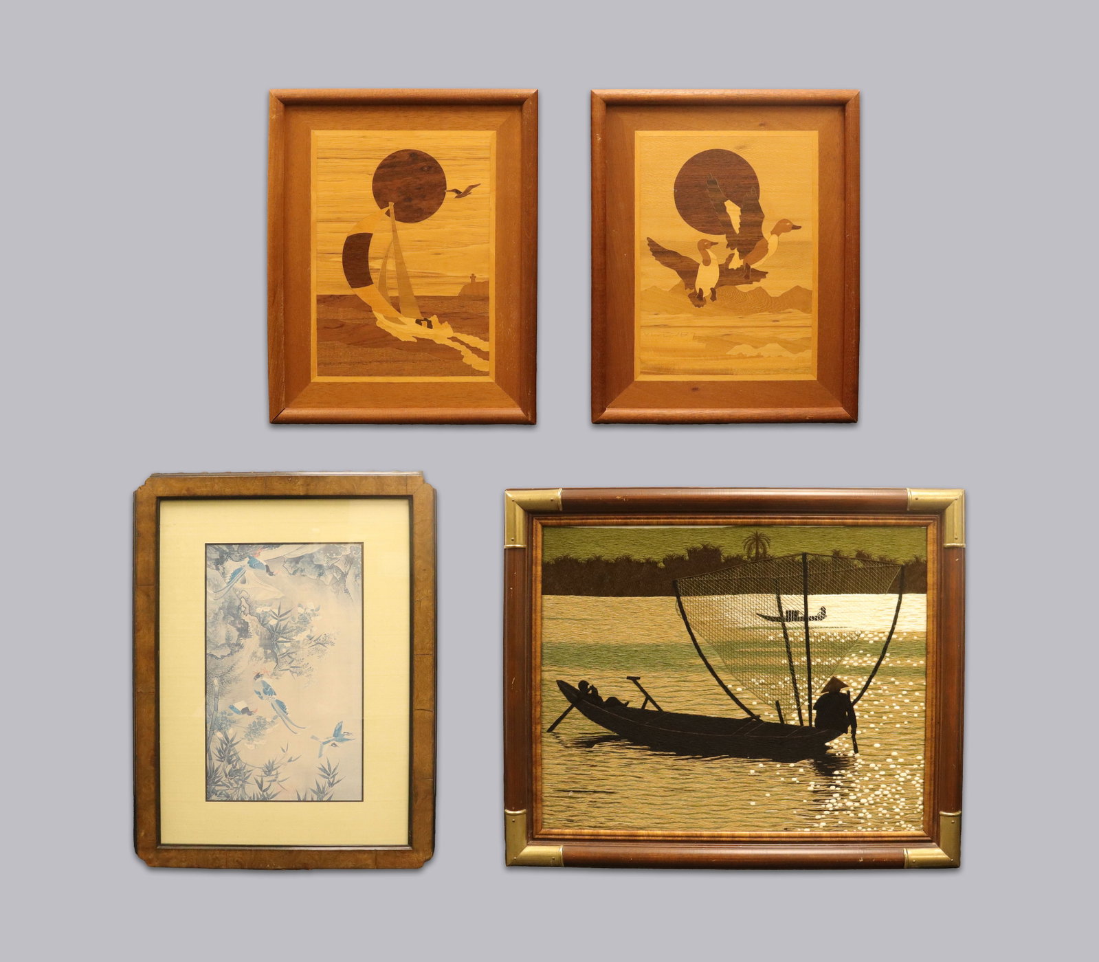 Lots vintage art framed: Lots vintage art framed. Largest H: 24" x W: 18."