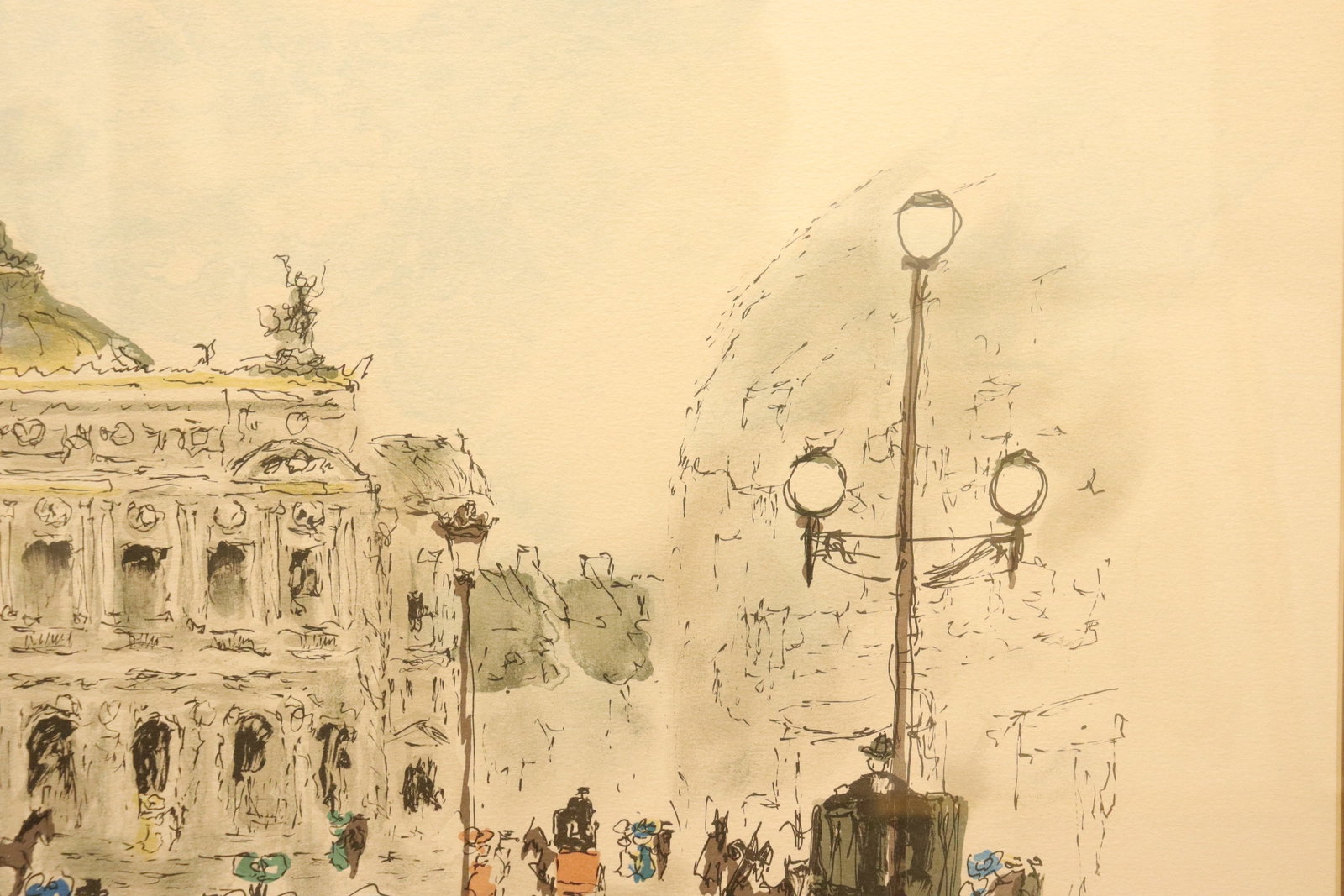 Urbain Huchet signed lithograph - 5