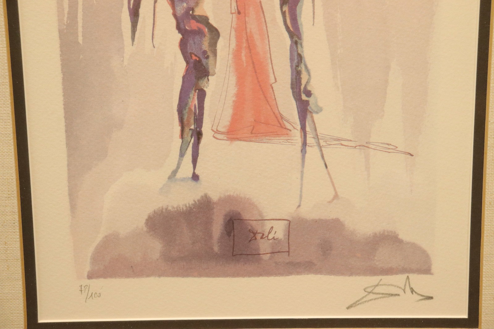 Lots Dali signed lithograph - 7