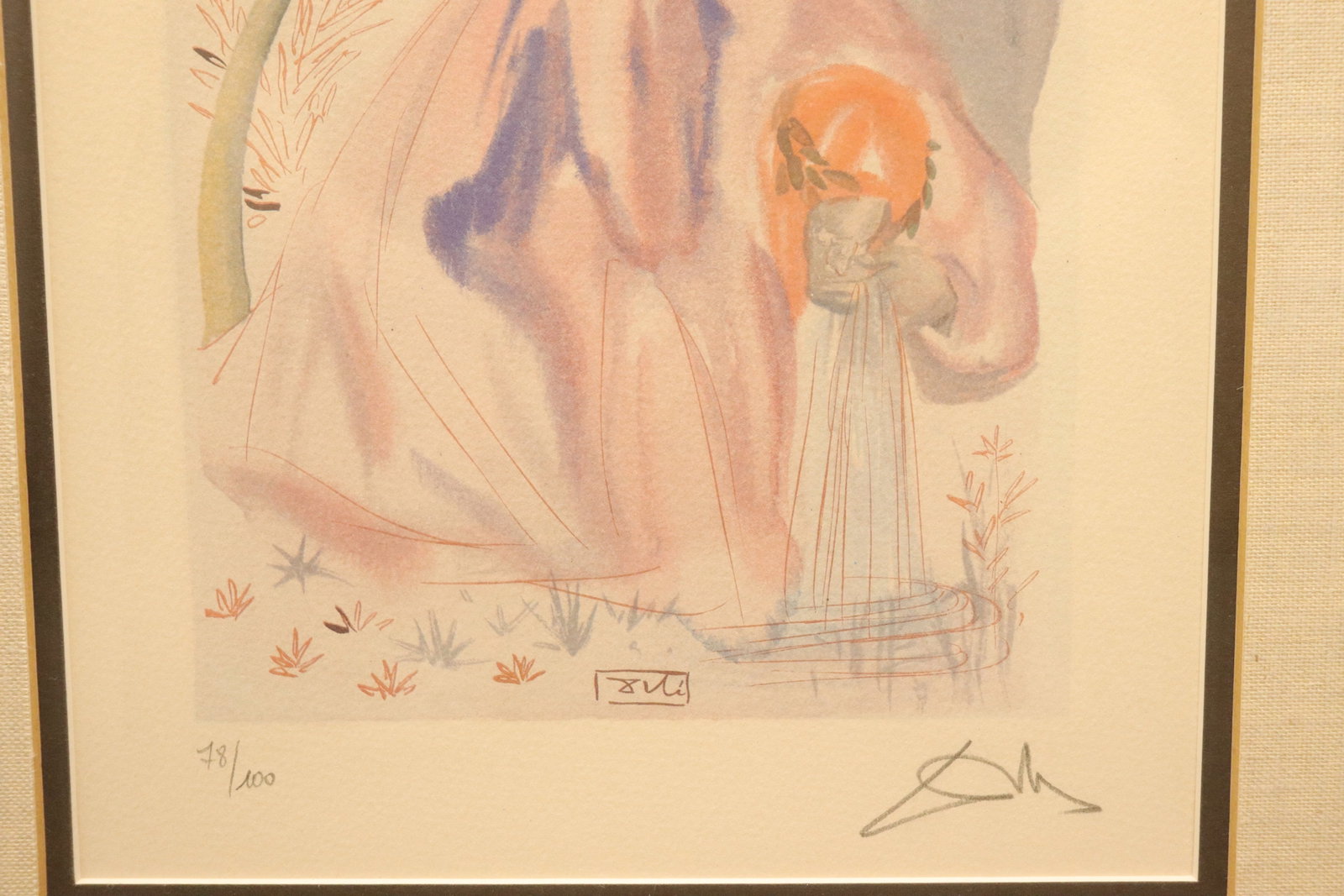Lots Dali signed lithograph - 4