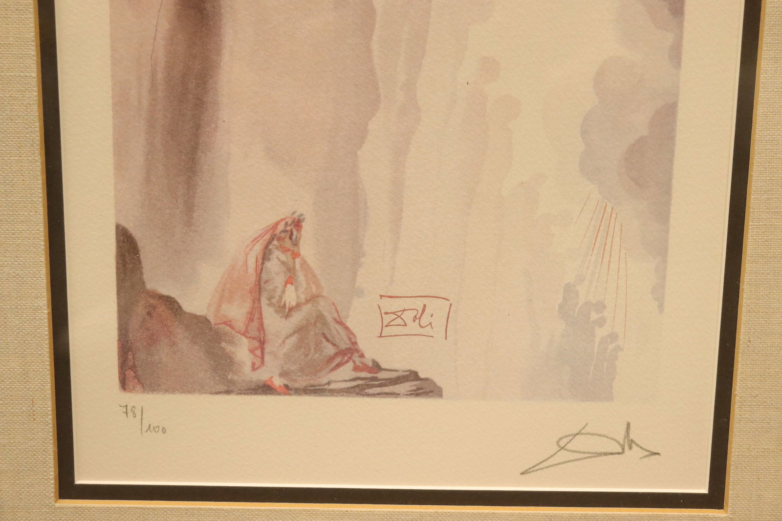 Lots Dali signed lithograph - 7