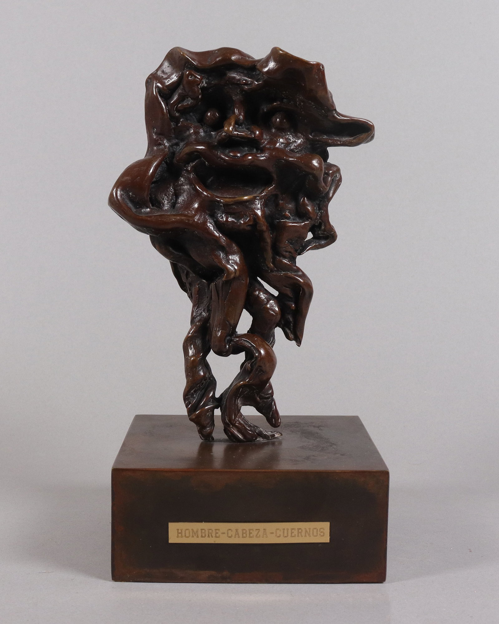 Dali fine bronze sculpture with certificate: Dali fine bronze sculpture with certificate. A rare collection piece. H: 9.75" x W: 4.75."