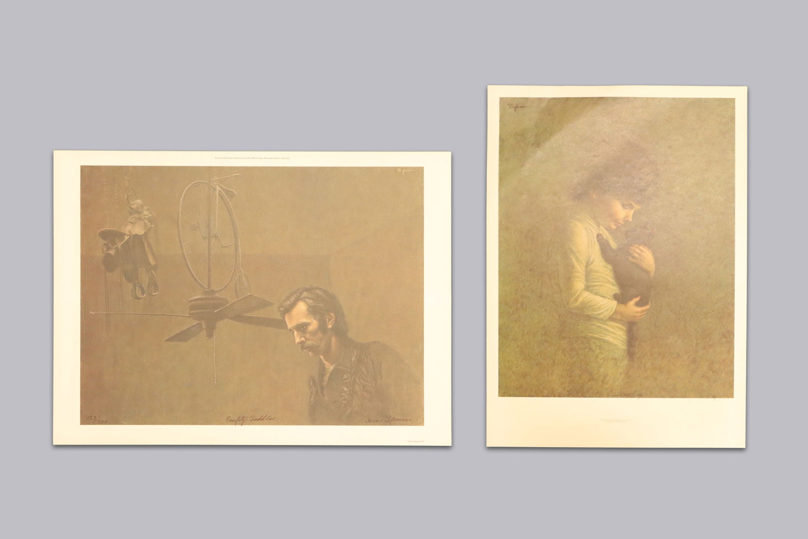 Lots unframed art: Lots unframed art. Largest H: 30" x W: 20."