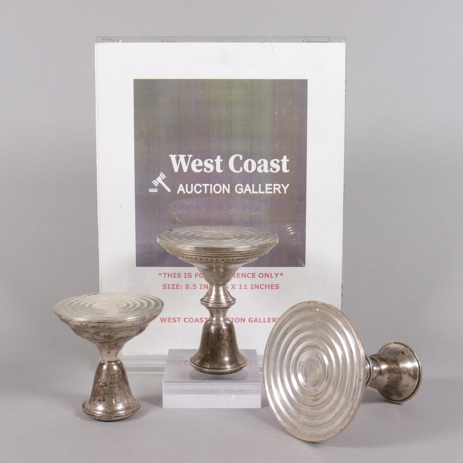 Lots sterling weighted items - 2