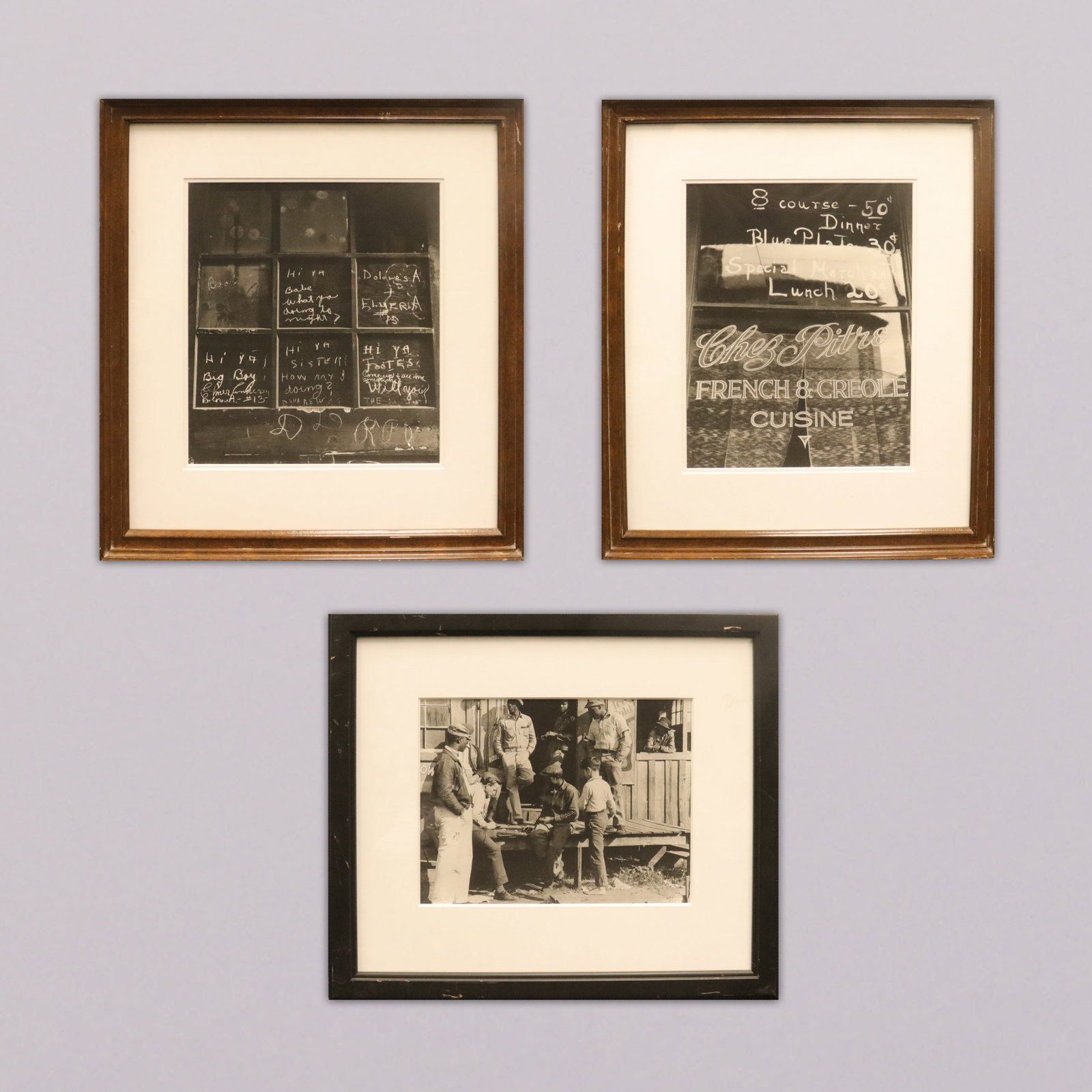 Lots fine vintage photograph framed: Lots fine vintage photograph framed. Largest H: 19" x W: 17."