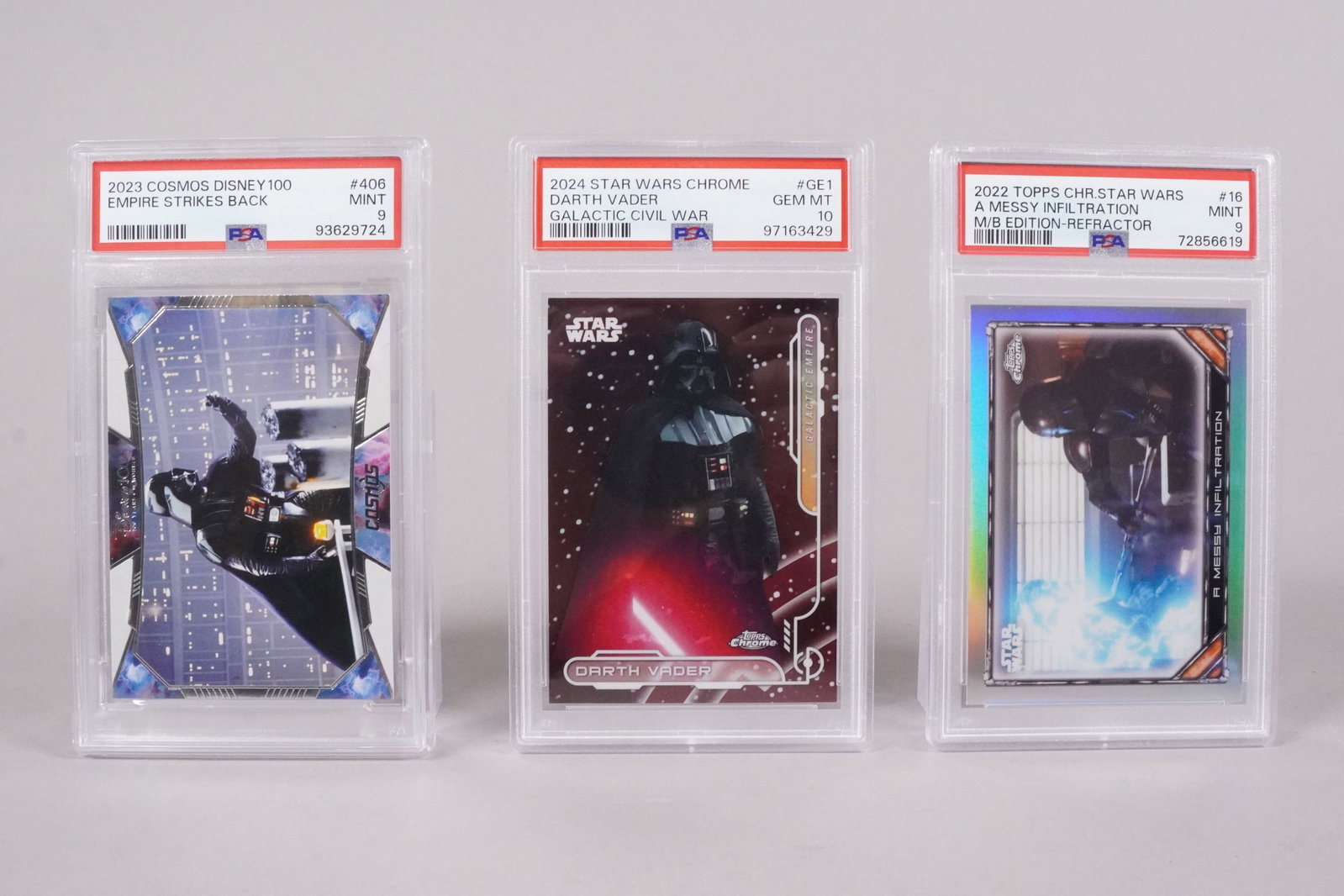 Lots Star Wars card PSA (1 of 6)