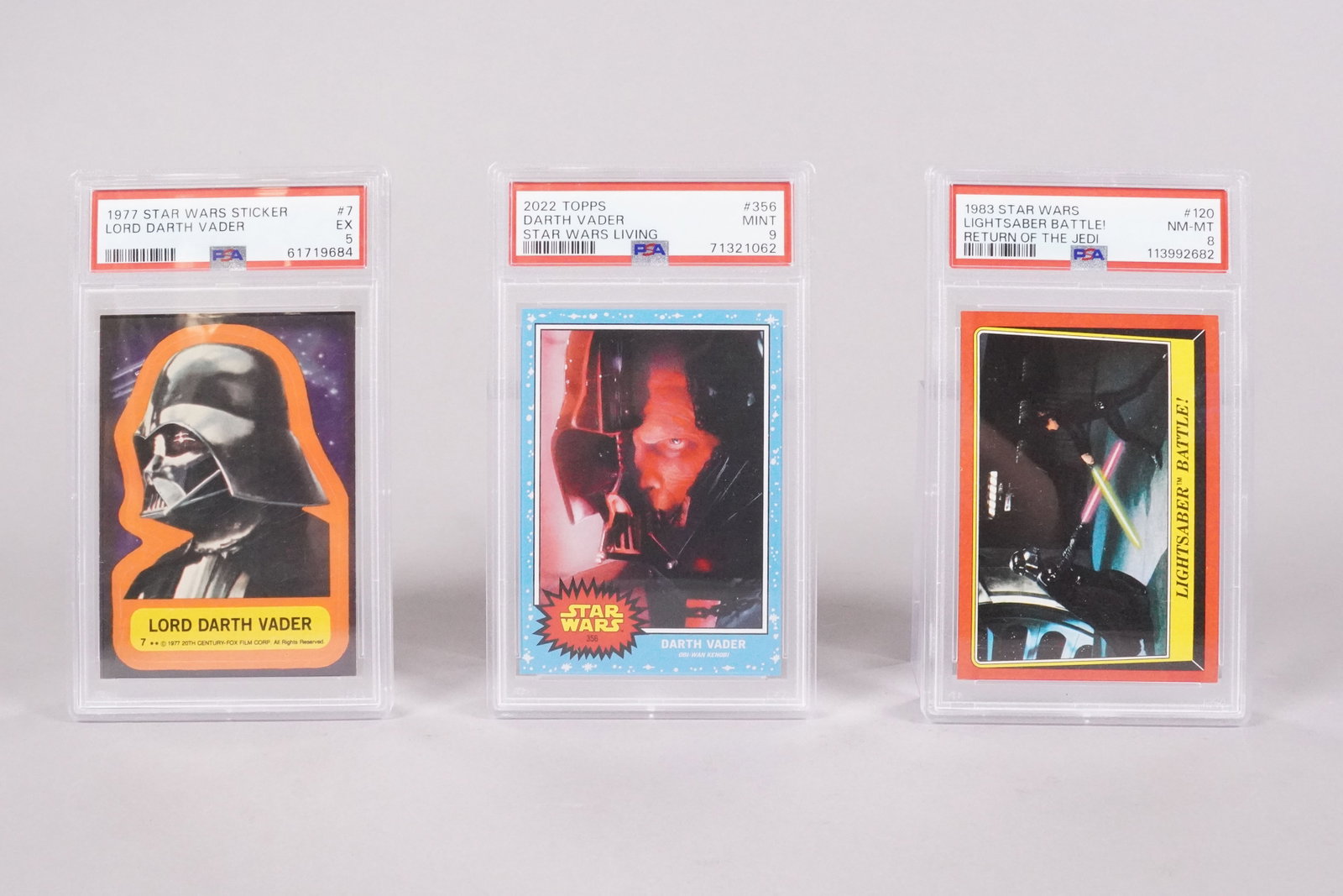 Lots Star Wars card PSA (1 of 6)