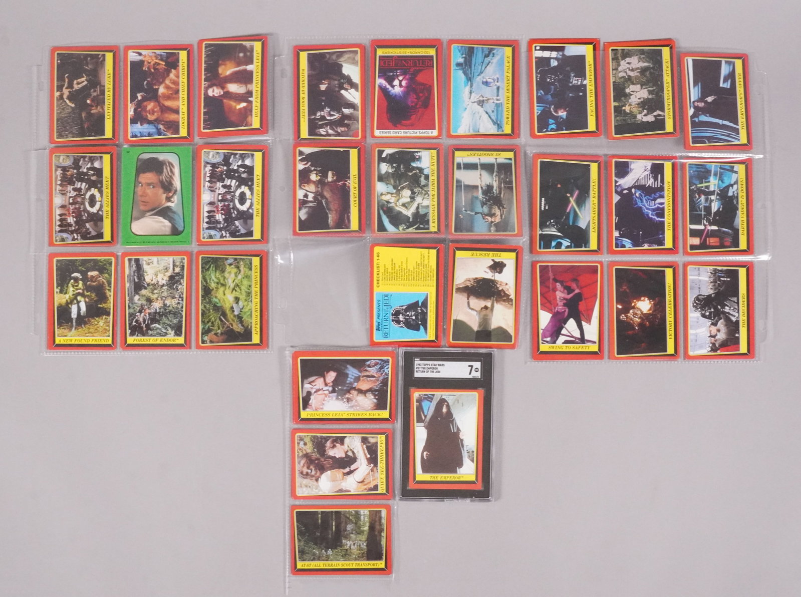 Lots vintage Star Wars card (1 of 7)