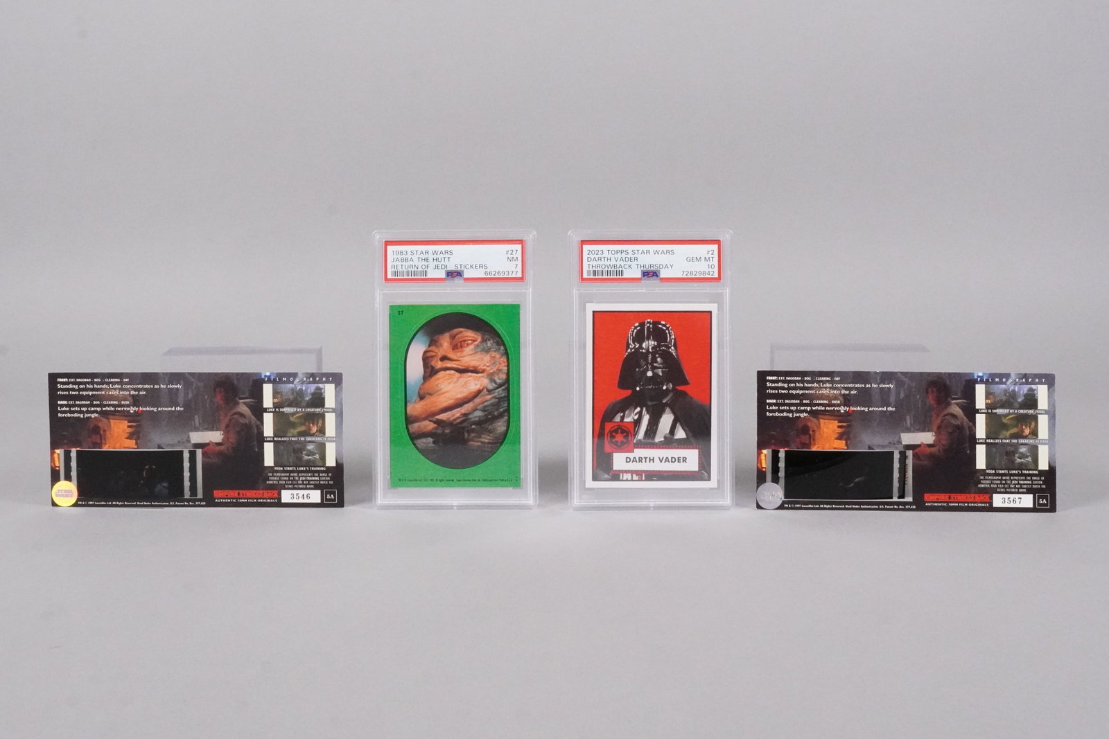Lots Star Wars movie cell and card (1 of 6)