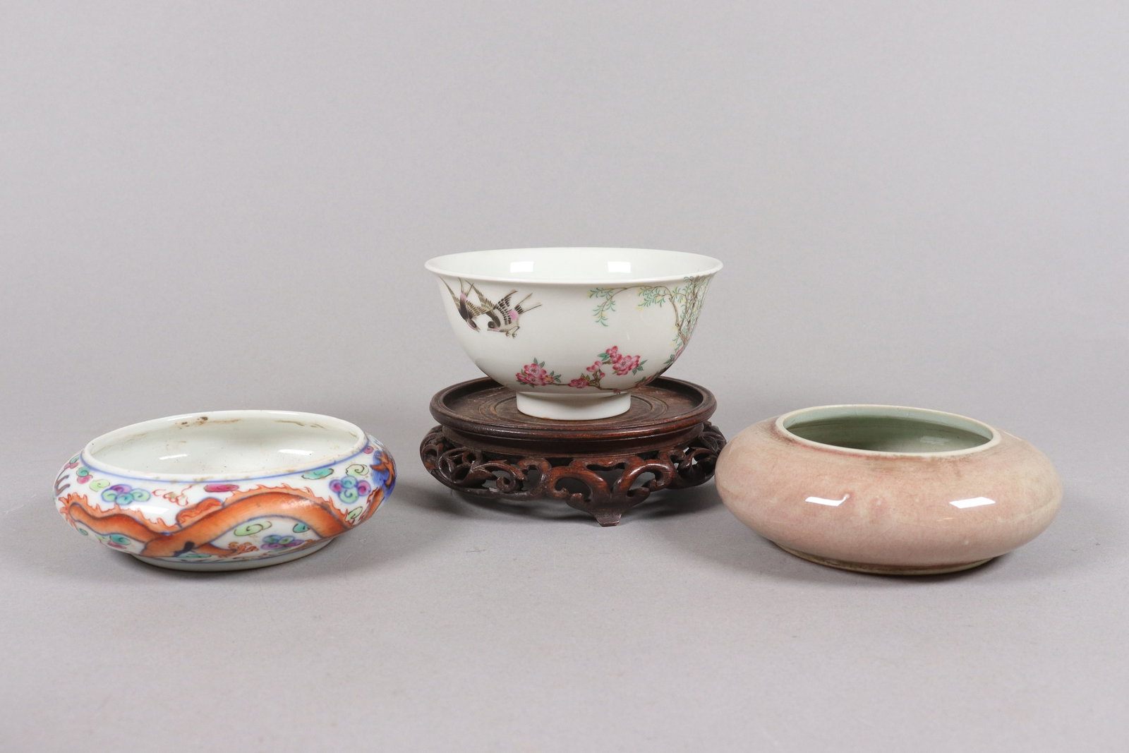 Lots Chinese antique porcelains: Lots Chinese antique porcelains, largest H: 2" x W: 4."