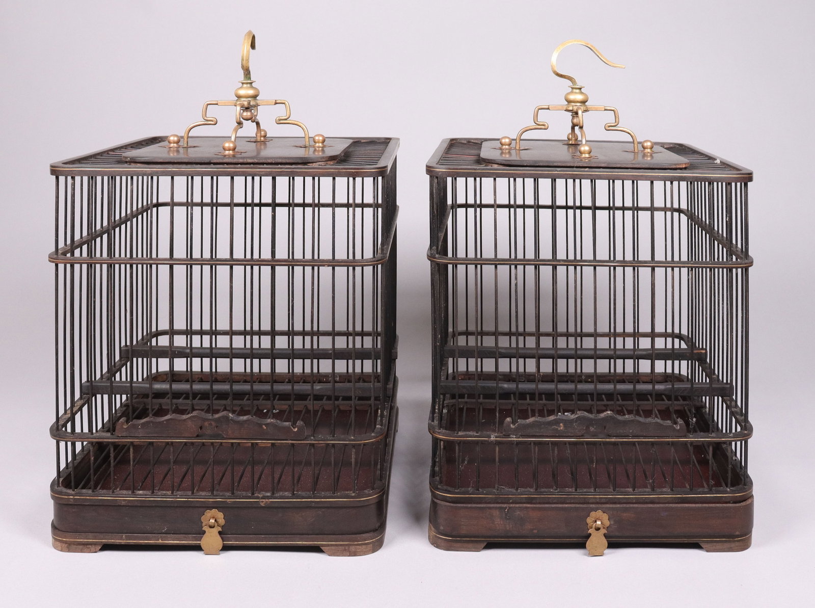 2 Chinese fine square bird carge (1 of 6)