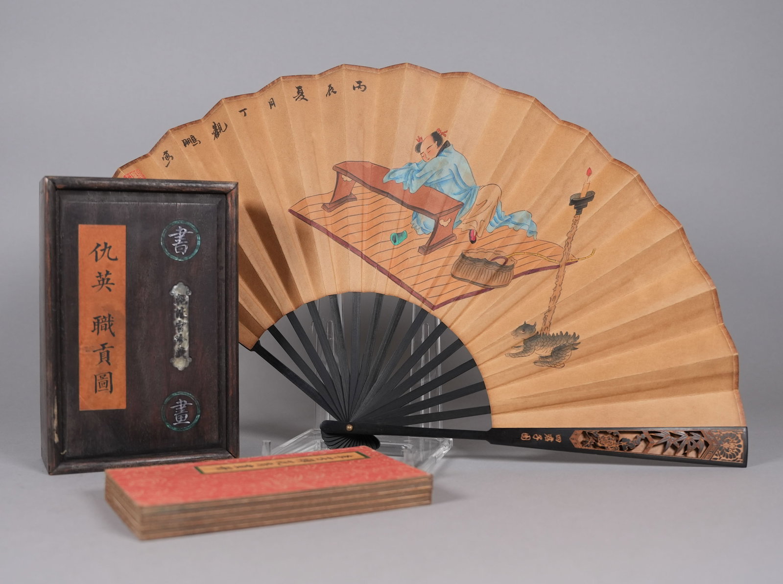 Lots Chinese art items (1 of 7)