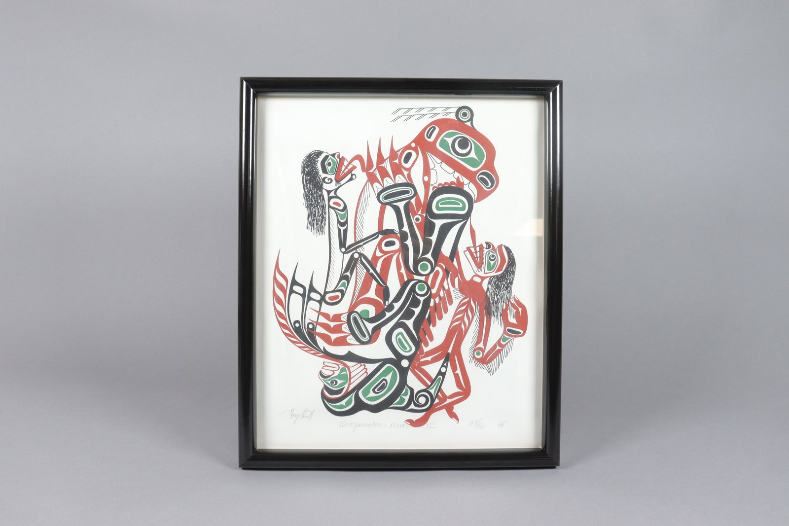 Lots fine Richard Hunt framed art (1 of 10)
