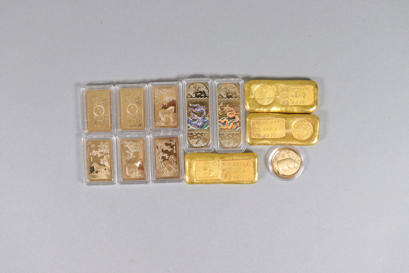 Lots Chinese ingots ungraded (1 of 8)