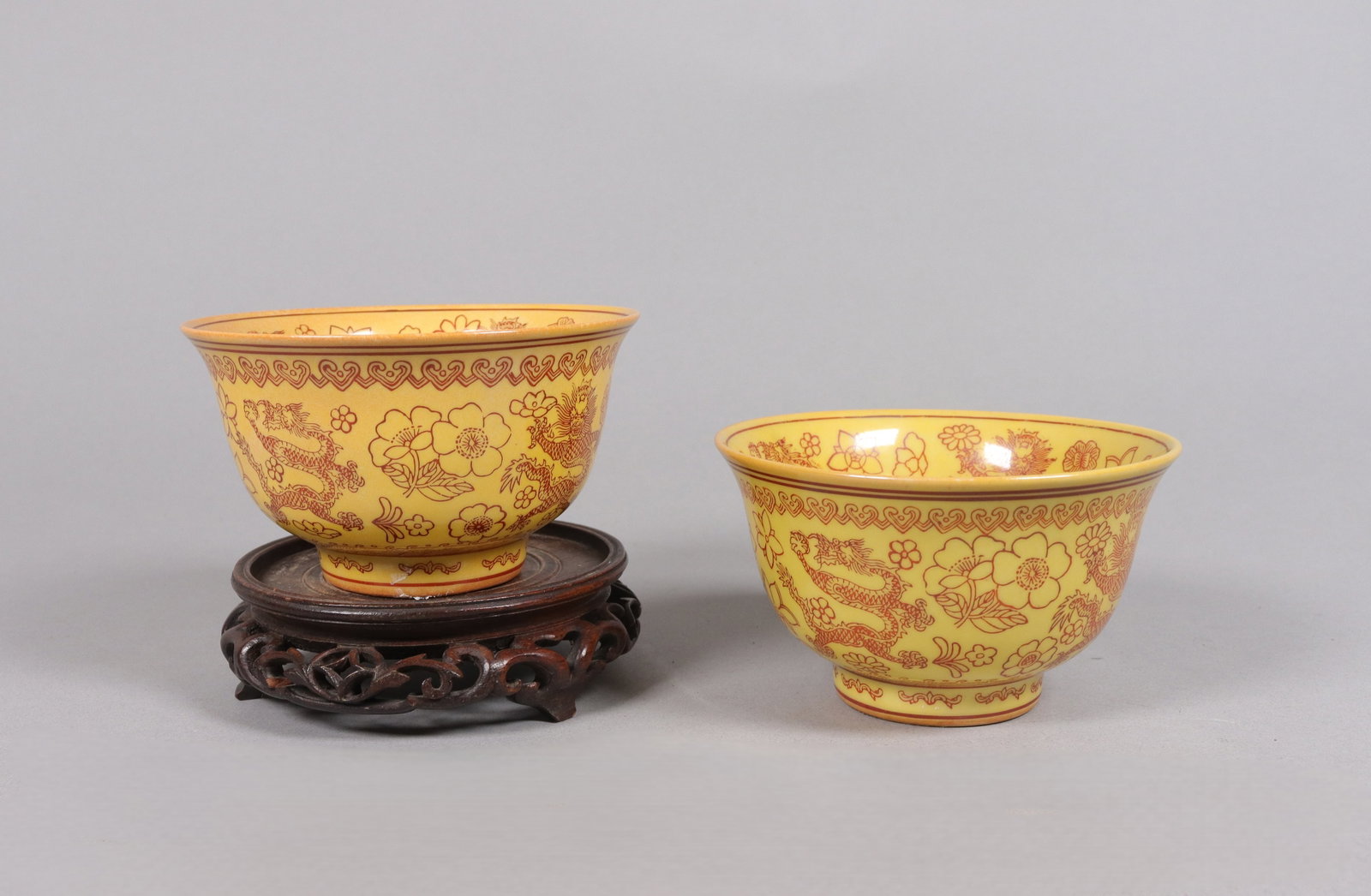 2 Chinese yellow bowls (1 of 8)