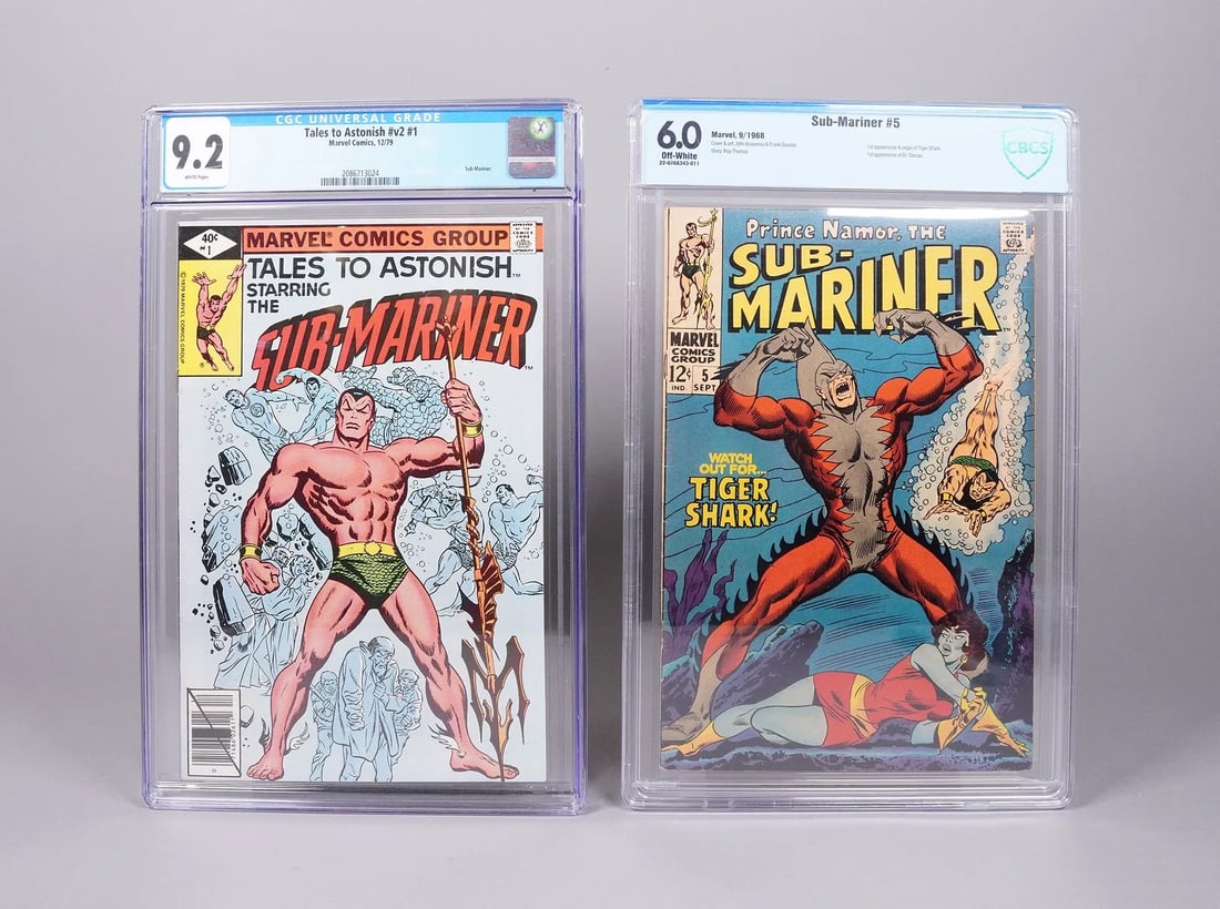 2 vintage Marvel comics CGC (1 of 5)
