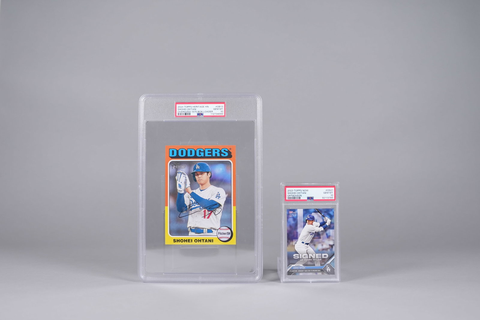 2 Shohei Ohtani baseball cards PSA (1 of 7)